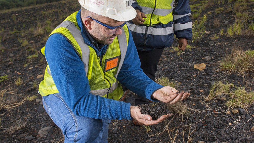 REHABILITATION WIN
Fungcoal could eliminate or significantly reduce the need to lay down scarce topsoil and subsoils on opencast mined-out pits and discard dumps
