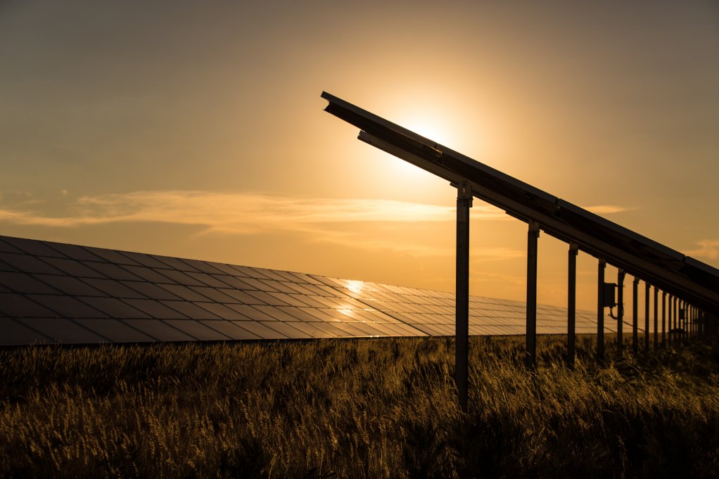 SOLAR DAWN The 50 MW Droogfontein solar PV project, outside Kimberley in the Northern Cape