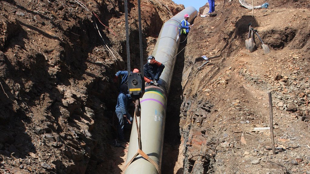 Thukela pipeline project, South Africa