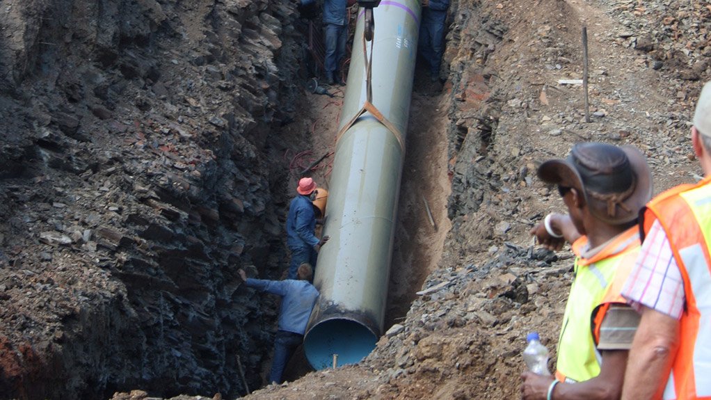 Thukela pipeline project, South Africa