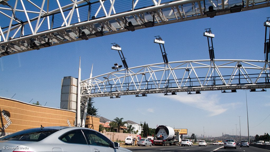E-toll gantry in Gauteng
