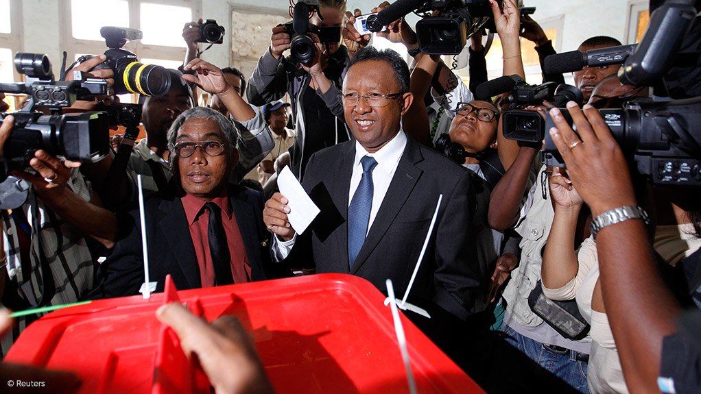 Madagascar President Hery Rajaonarimampianina