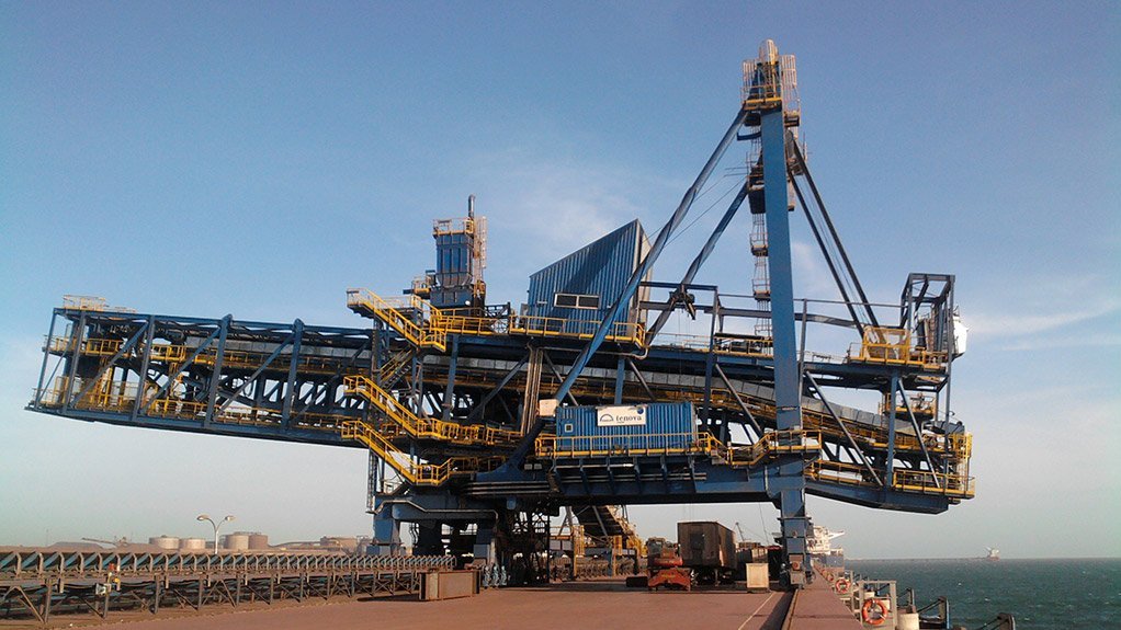 PIT-TO-PORT A ship loader for an ore-loading plant in Mauritania, recently installed by Tenova Takraf  
