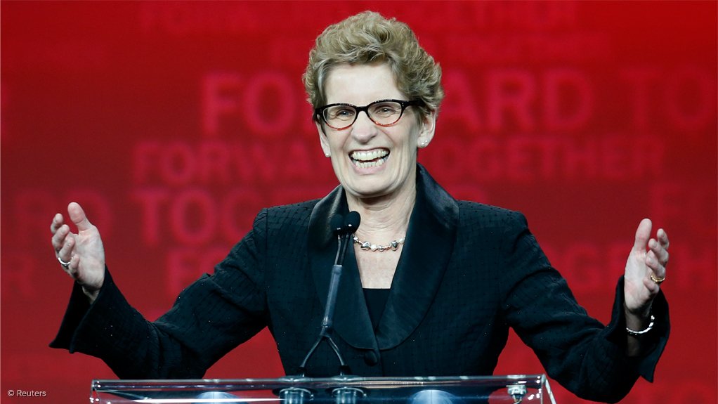 Ontario Liberal leader Kathleen Wynne.