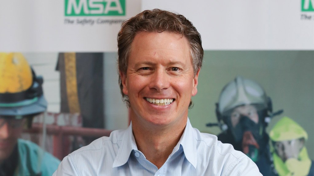 MSA Africa marketing and sales director Paul Gibbon