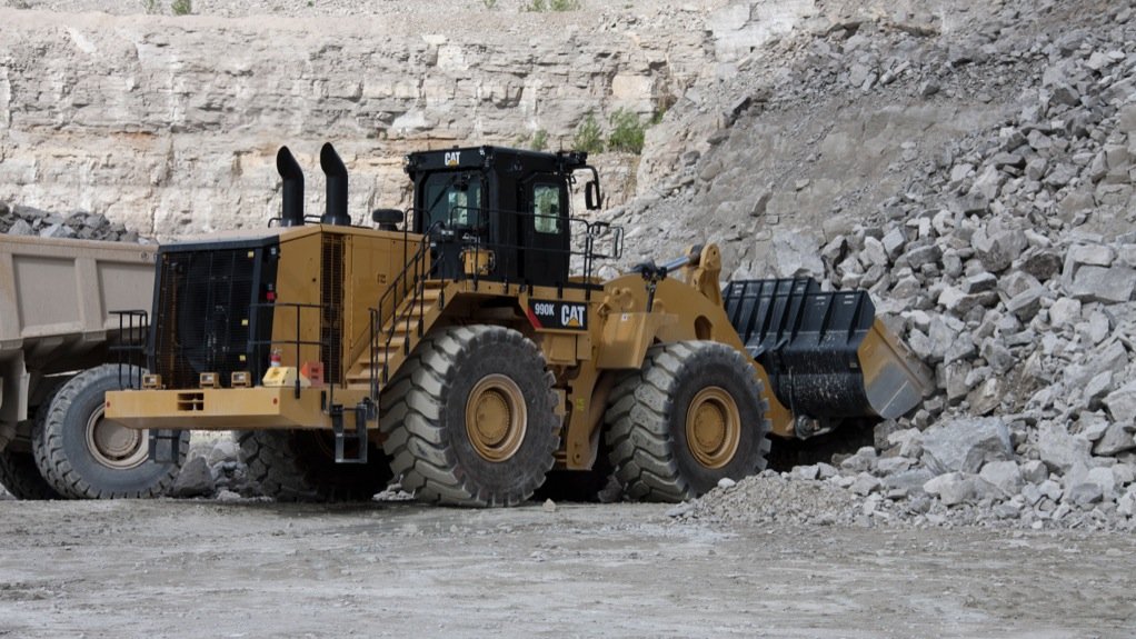 INCREASED POWER The Cat C27 ACERT engine powers the 990K wheel loader, and delivers an 11% increase in power compared with the previous model 
