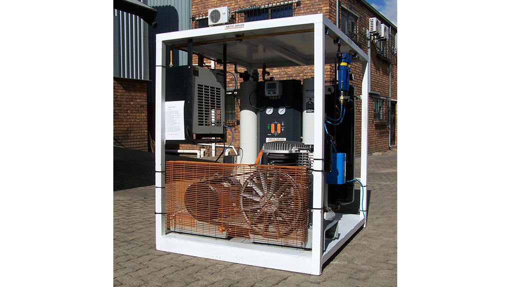 EMERGENCY COMPRESSOR UNIT
The skid-mounted mobile compressor unit features a cooler, filter and dryer components for air requirements during an emergency
