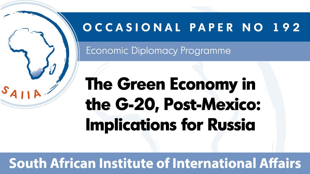 The green economy in the G-20, post-Mexico: Implications for Russia (July 2014)