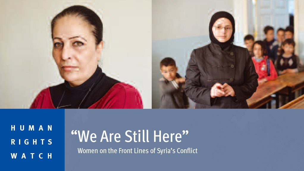 'We are still here' – Women on the front lines of Syria's conflict (July 2014)
