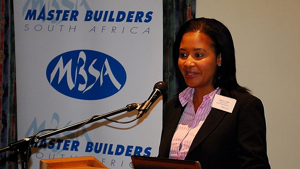 TUMI DLAMINI
The building industry continues to play a significant role in driving growth and job creation in South Africa

