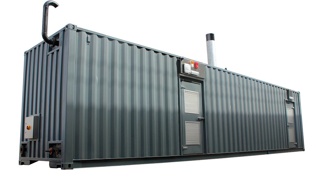 MODIFIED CONTAINER BOILERHOUSE Steam Generation Africa supplies the containerised boiler units to customer specifications 