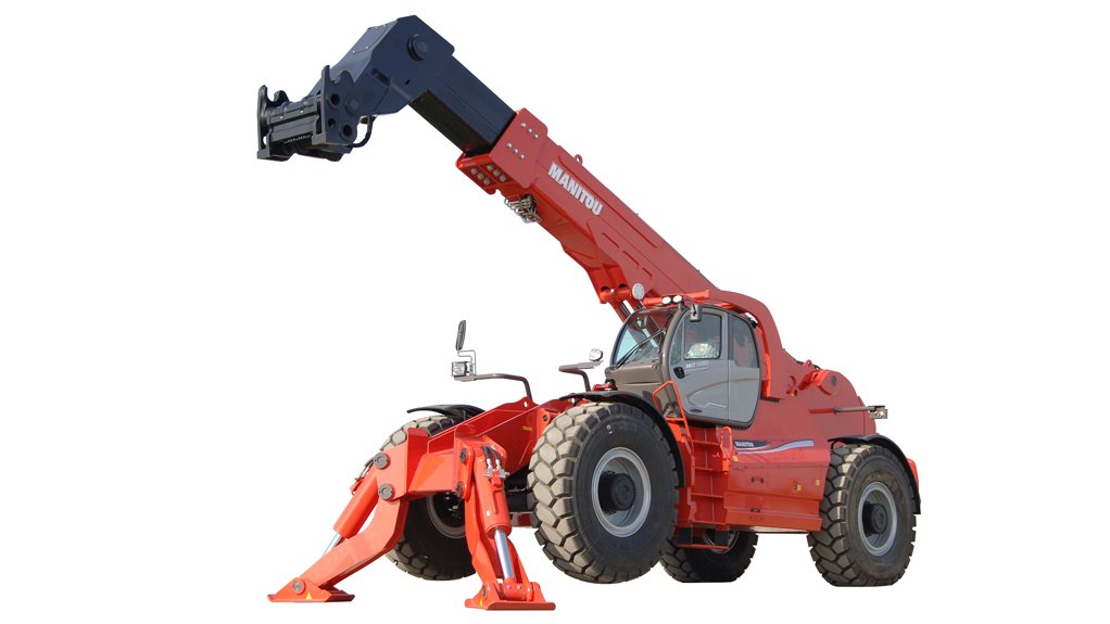 The Manitou MHT 14350S, which is being launched at Electra Mining Africa 2014, is the world’s largest telehandler available on the market