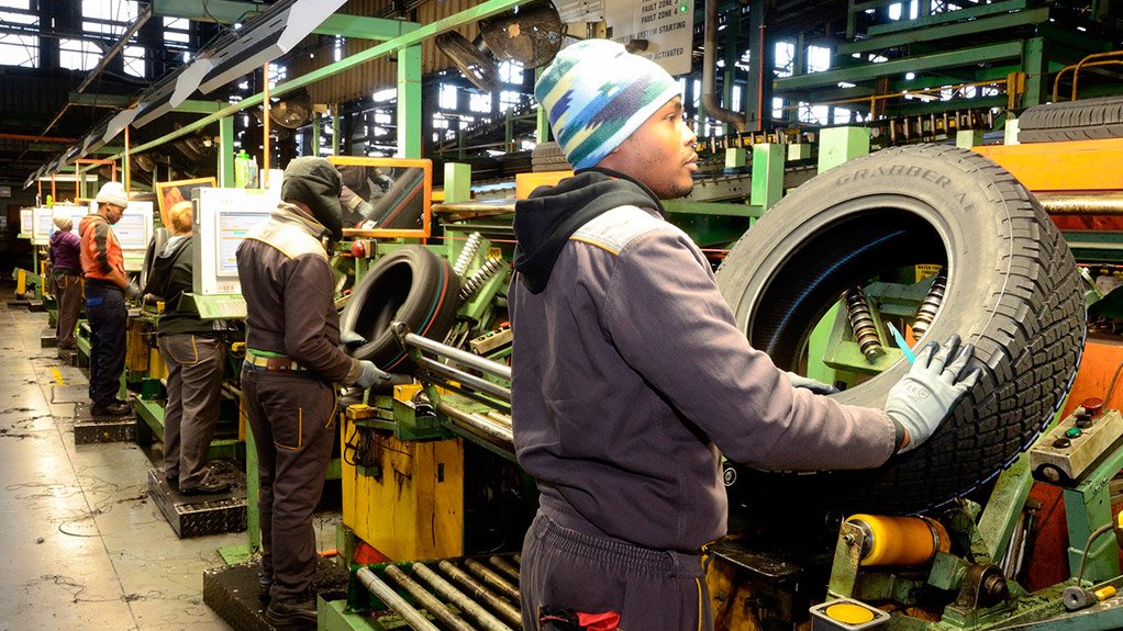 General Tyre production at the Port Elizabeth plant