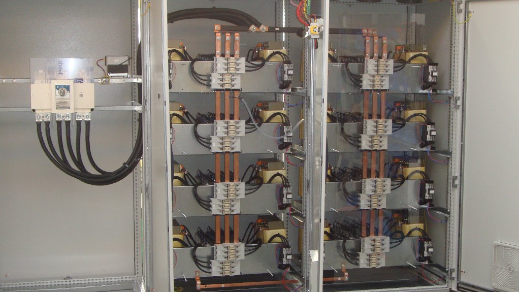 Power factor correction reduces the total power demand of an electrical installation 