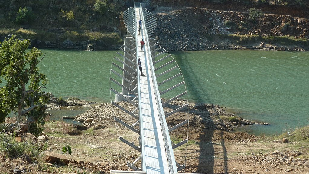 STEEL AWARDS The Tugela River bridge in Msinga, KwaZulu-Natal is one of the 2014 Steel Awards entries  