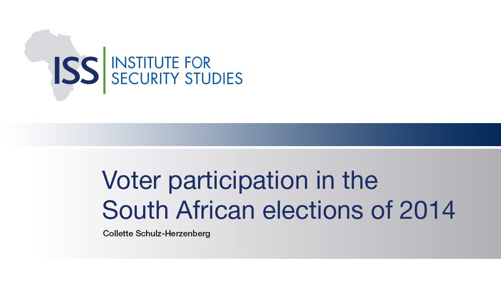 Voter participation in the South African elections of 2014 (August 2014)