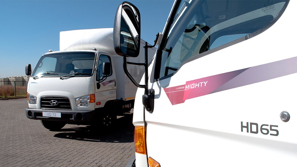 HYUNDAI HD TRUCKS Hyundai has only two right-hand-drive models in South Africa; the 3 t HD 65 and the 4 t HD 72