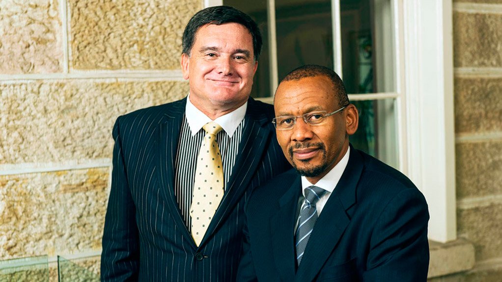 Giam Swiegers and Teddy Daka