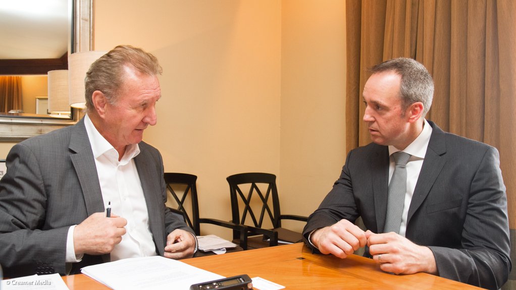 Newco CEO-designate Graham Kerr (right) and Martin Creamer
