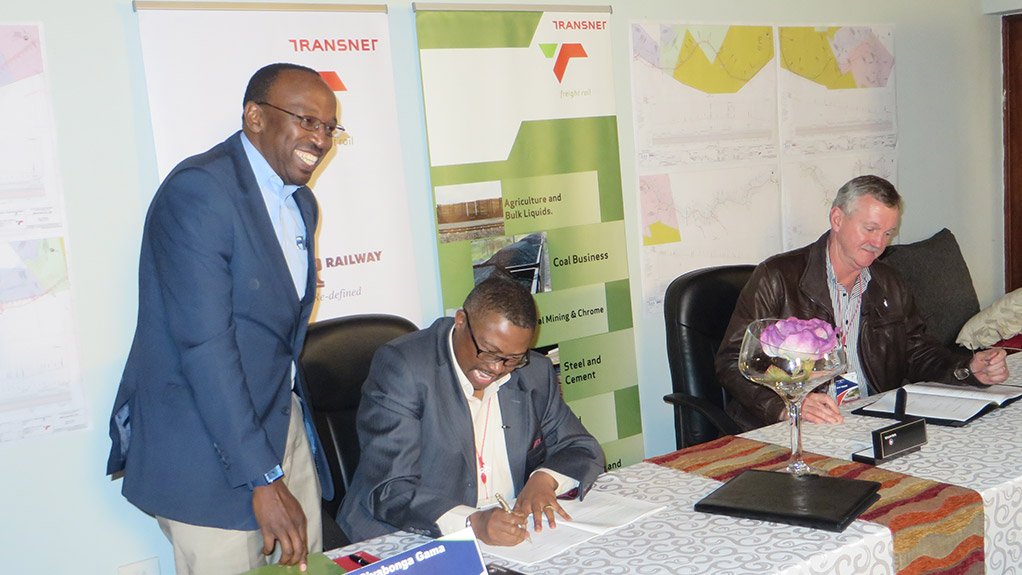 Transnet inks MoU with landowners for Swazi rail link project
