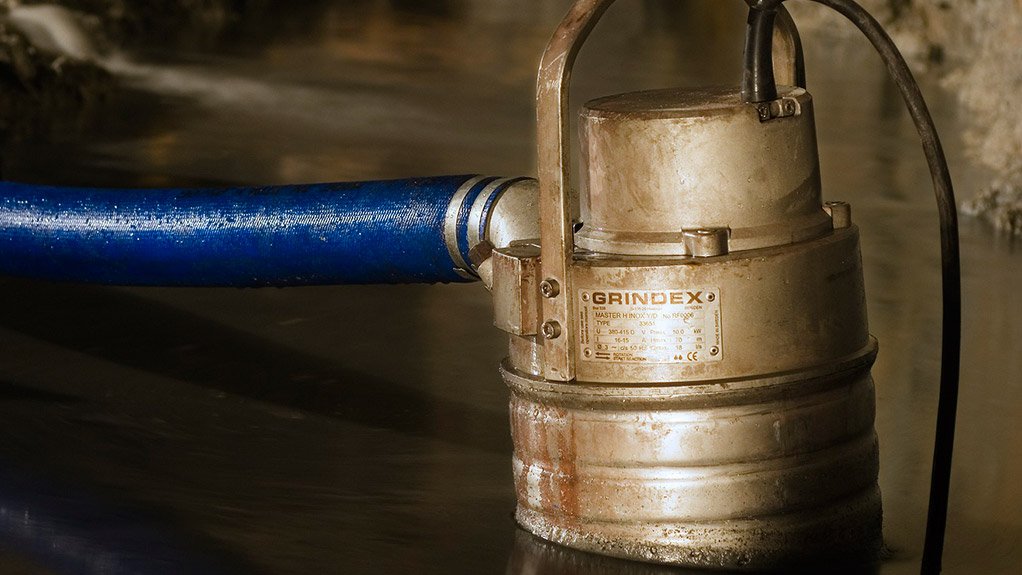 GRINDEX PUMPS Mine dewatering using a Grindex drainage pump 