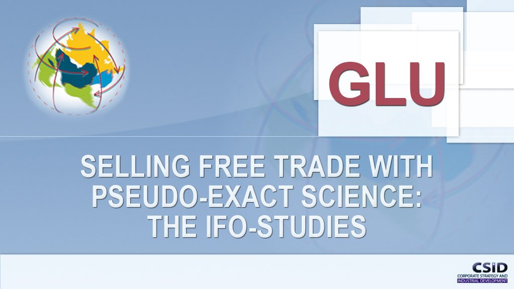 Selling free trade with pseudo-exact science: The ifo-studies (September 2014)