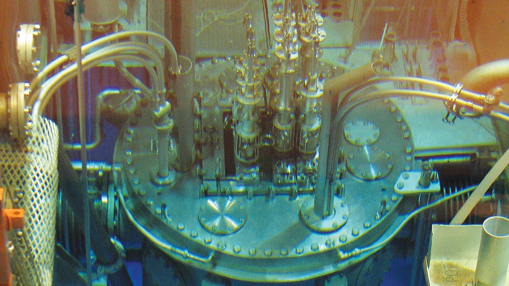 RADIOISOTOPE MACHINE The core of Necsa’s Safari-1 reactor 