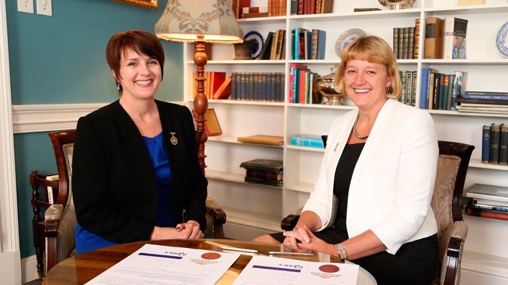 SACQSP president Professor Kathy Michell and RICS president Louise Brooke-Smith