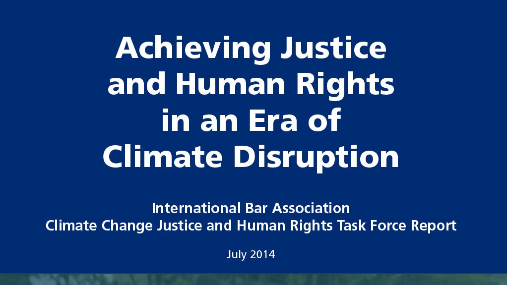 Achieving justice and human rights in an era of climate disruption (September 2014)