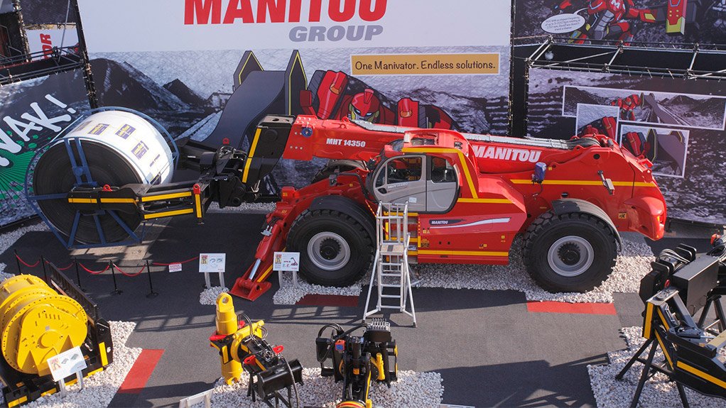 MANITOU MHT-X 14350 TELEHANDLER
The telehandler was launched at the Electra Mining Africa exhibition last month and is currently the world’s largest telehandler available on the market
