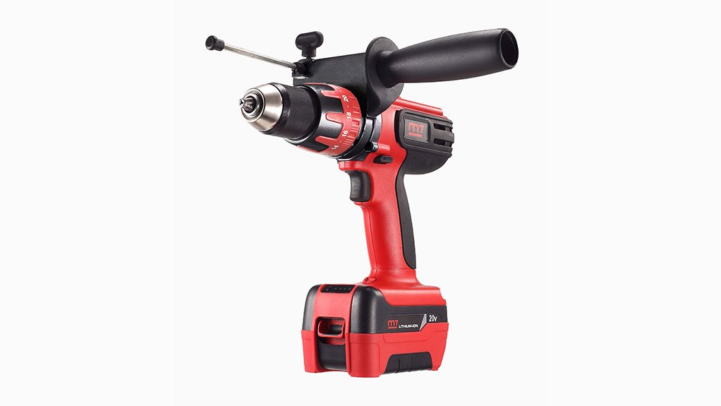 MIGHTY SEVEN CORDLESS HAMMER DRILL/SCREWDRIVER The hammer option allows for working on harder surfaces