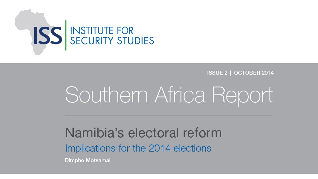Namibia's electoral reform: implications for the 2014 elections (October 2014)