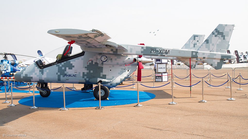 TAKING WING The Paramount group’s Ahrlac aircraft, on display at Africa Aerospace and Defence 2014 at Air Force Base Waterkloof 