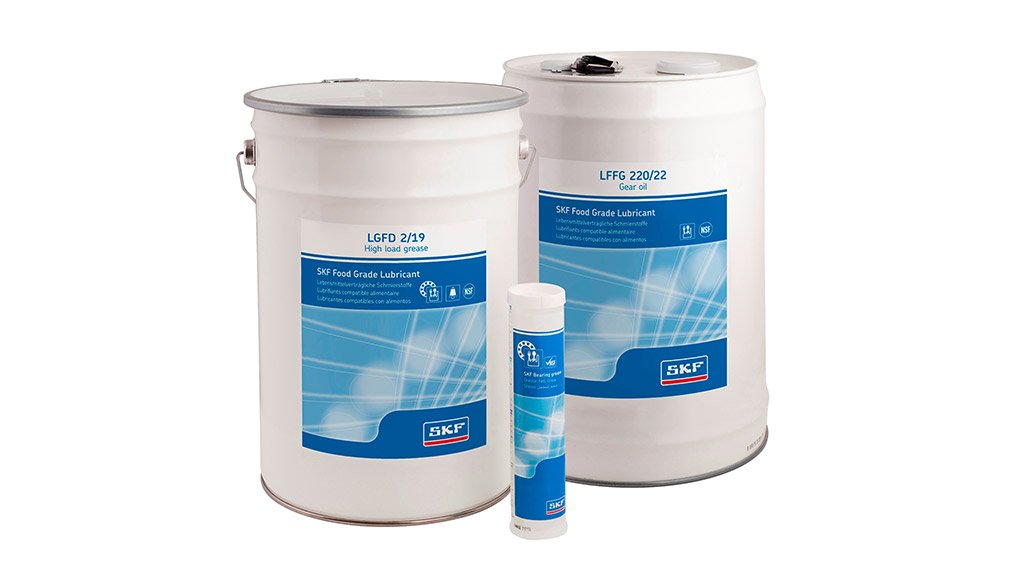 SKF Food Grade Lubricants enhance safety and reliability