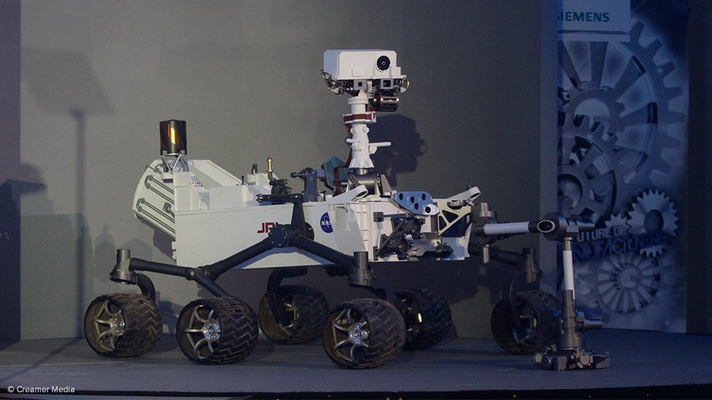 A working model of the Curiosity Mars Rover
