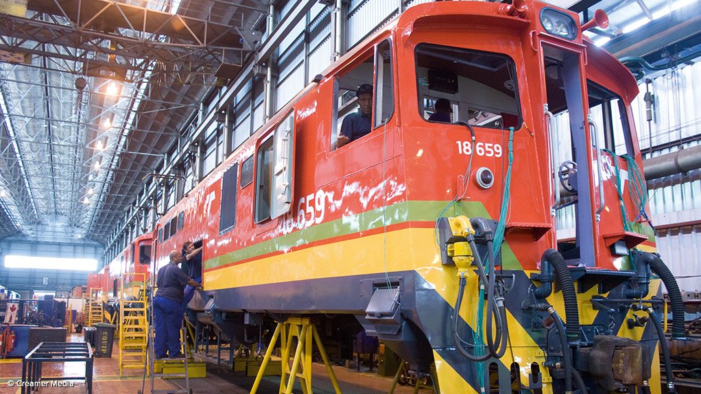 REFIT PROGRAMME

About 30 6E1 locomotives will be upgraded to 18E locomotives within this financial year
