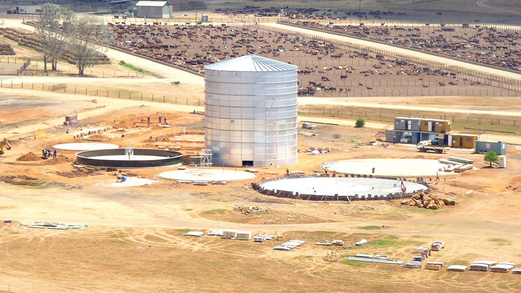 Construction of the Bio2Watt biogas plant