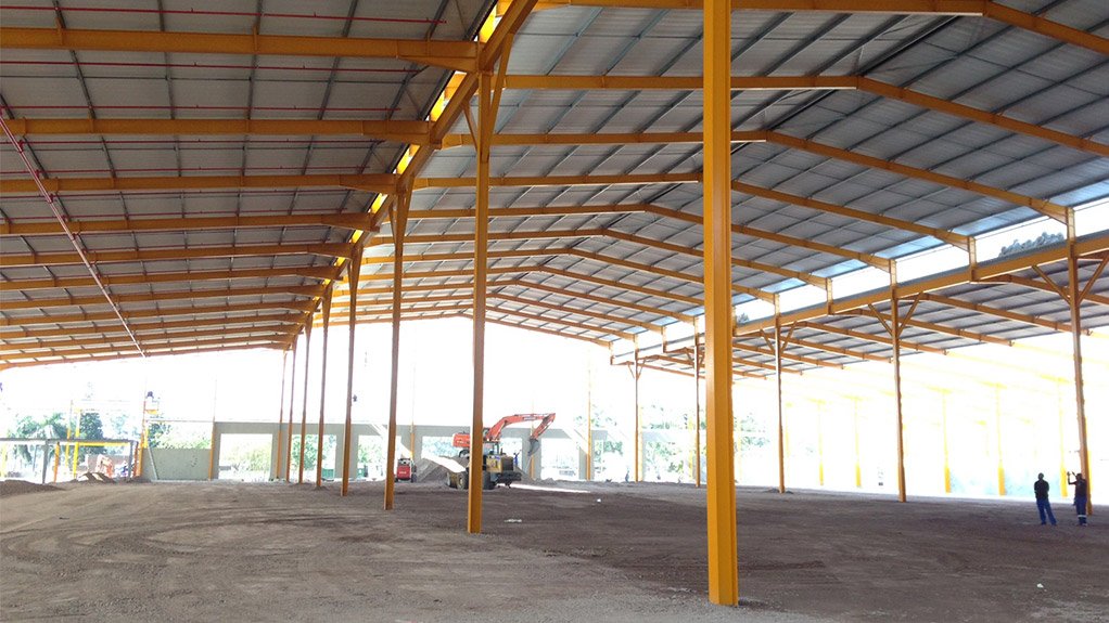 SPACIOUS 
The Cousins Steel International engineering team was responsible for the design, fabrication, supply and erection of the superstructure, as well as for all the cladding, doors and louvres of the warehouse 
