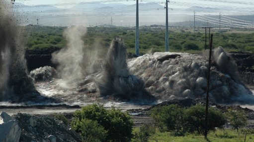 BIG BLAST Large-scale blasting allows for the mining process to start sooner as only one blast has to be performed 