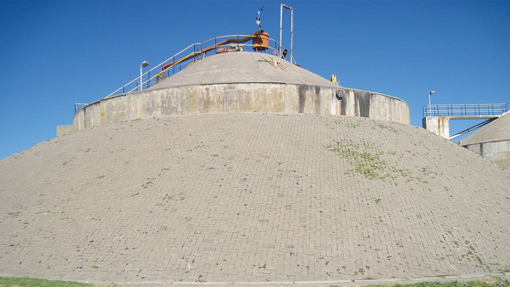 GAMMAMS ANAEROBIC DIGESTER The biogas project at the Gammams Water Care Works in Windhoek, Namibia, will reduce greenhouse-gas emissions at the treatment plant through methane recovery, as well as produce renewable electricity and heat generation  
