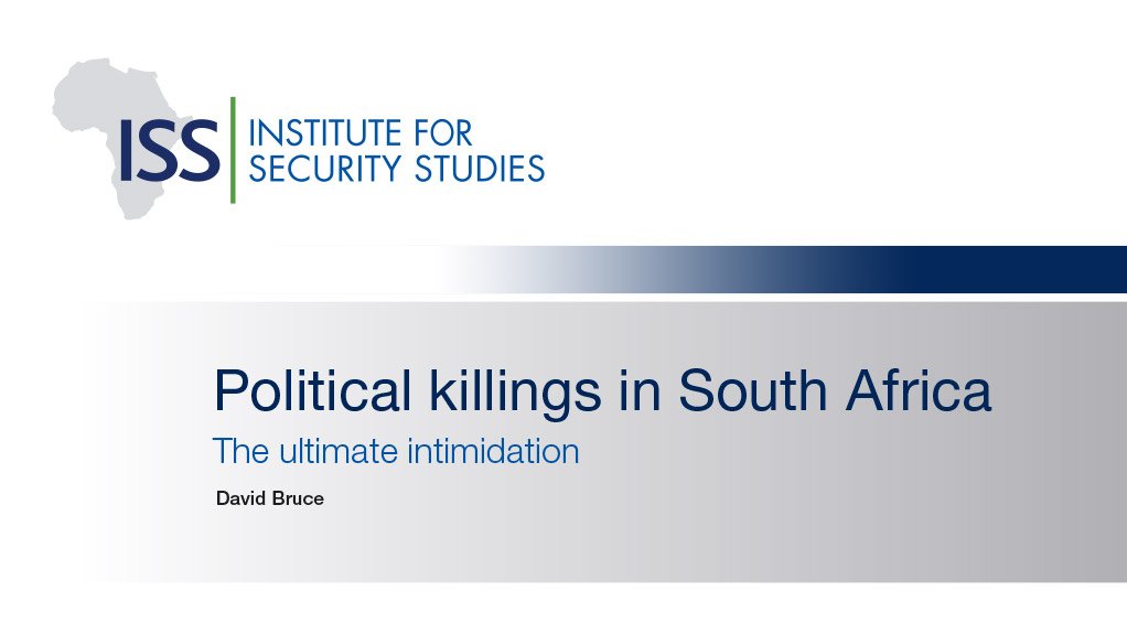 Political killings in South Africa: The ultimate intimidation (November 2014)