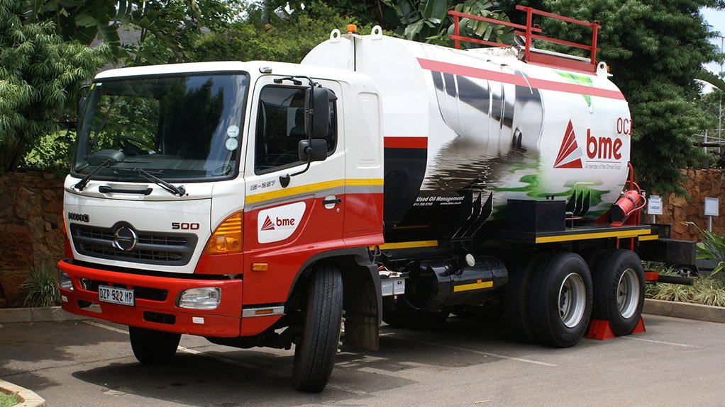 USED OIL COLLECTION TRUCK Given the logistics involved in collecting used oil from suppliers, risk management is a primary consideration