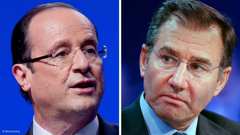 François Hollande and Ivan Glasenberg