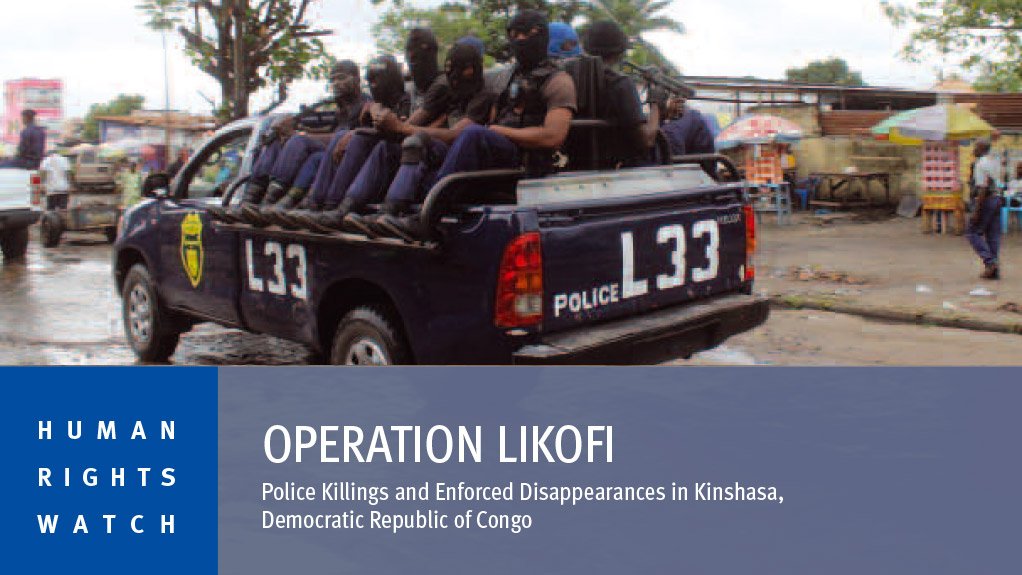 Operation Likofi: Police killings and enforced disappearances in Kinshasa, Democratic Republic of Congo (November 2014)