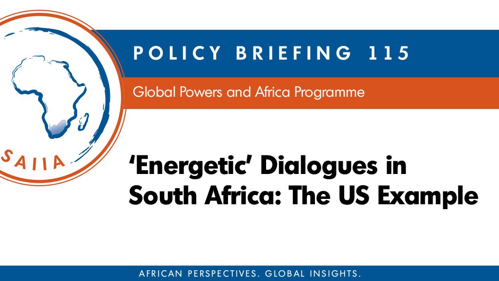 'Energetic' dialogues in South Africa: The US example (November 2014)