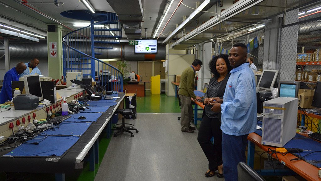 MUSTEK QUALITY CONTROL
The quality control and verification stage of the Mustek assembly line, in Midrand