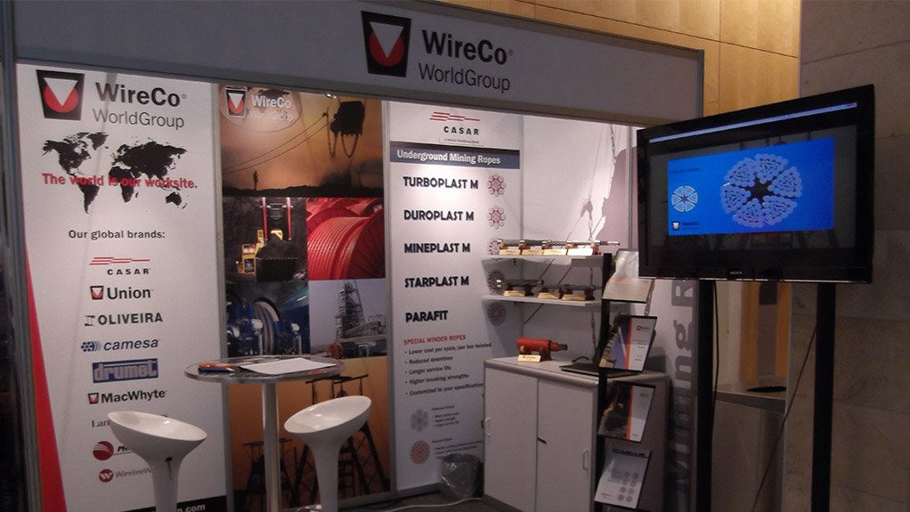 TAKING A STAND WireCo WorldGroup has attended the Mining Indaba as an exhibitor since 2012