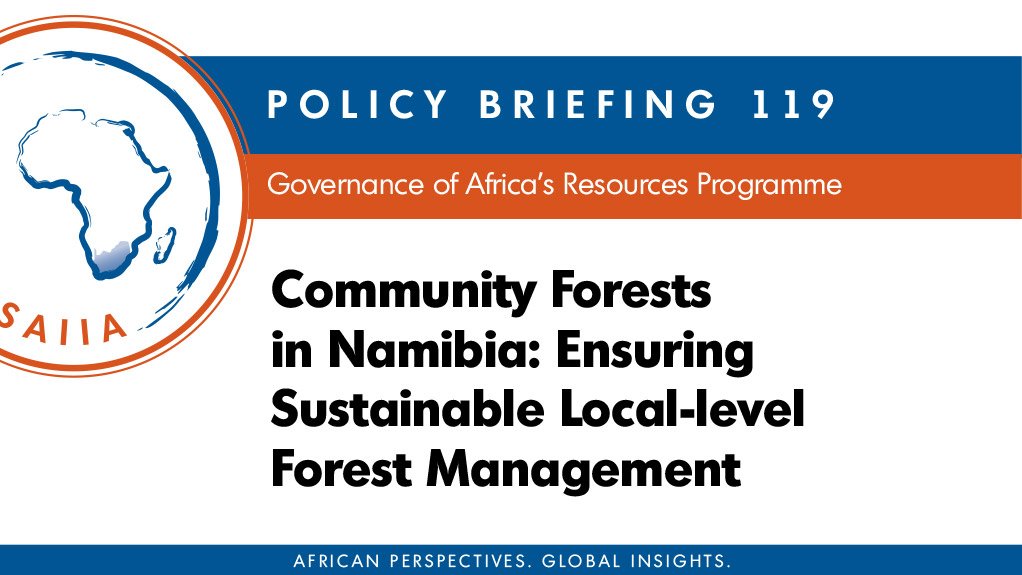 Community forests in Namibia: Ensuring sustainable local-level forest management (January 2015)