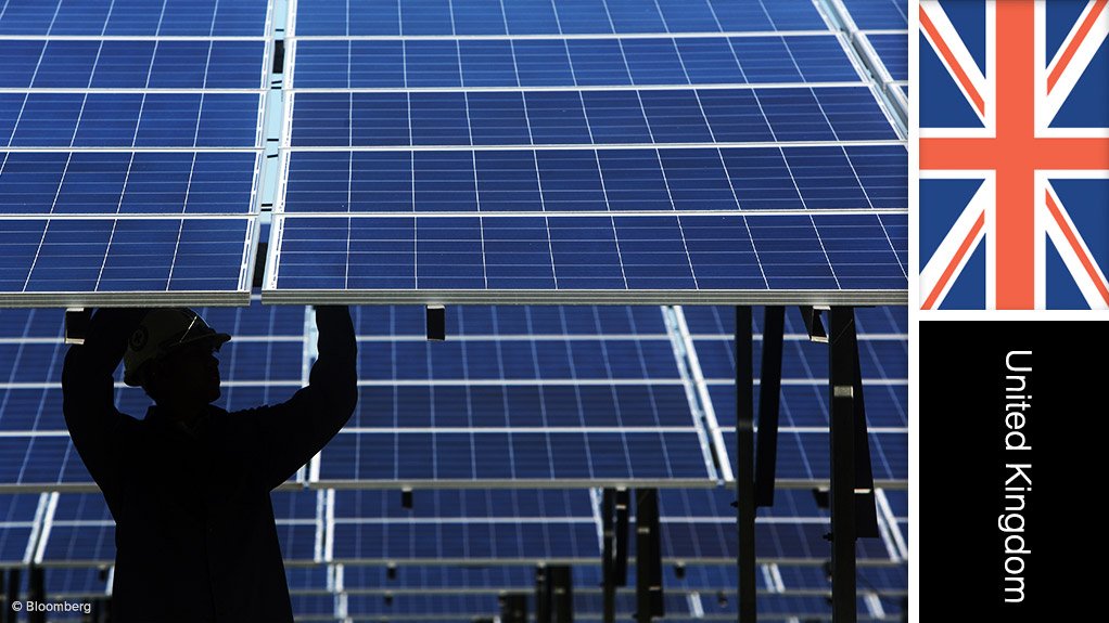 Oxfordshire solar power plant project, England