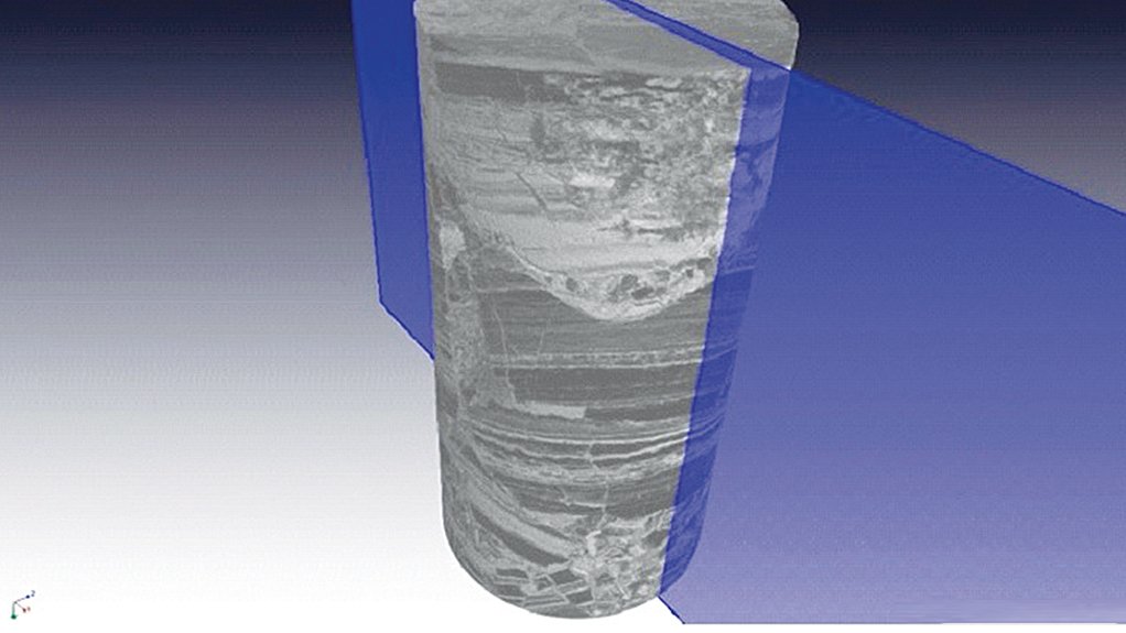 SLICED ORE The technology allows for orebodies to be investigated in 3D slice images 
